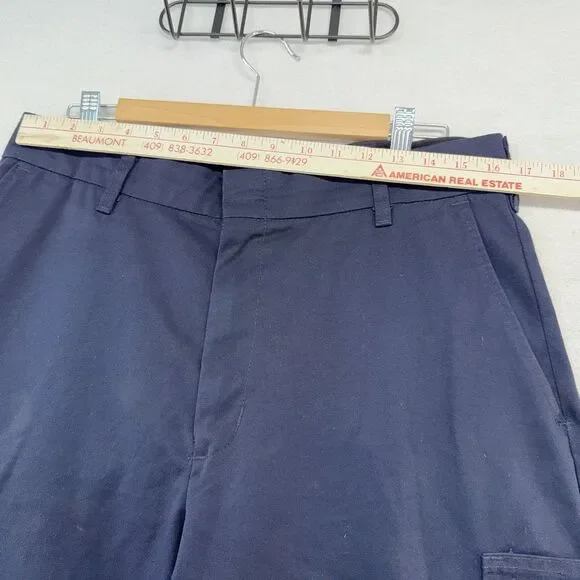 2 Pair* Fedex Pants Men 36R-30 Stan Herman Image Authority Blue ReflectivePocket - Picture 7 of 12